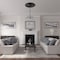 Ekena Millwork Small Classic Ceiling Medallion (Fits Canopies up to 10"), 40 1/4"OD x 3 1/8"P, Jet Black CM40CLBLF - alternate 3